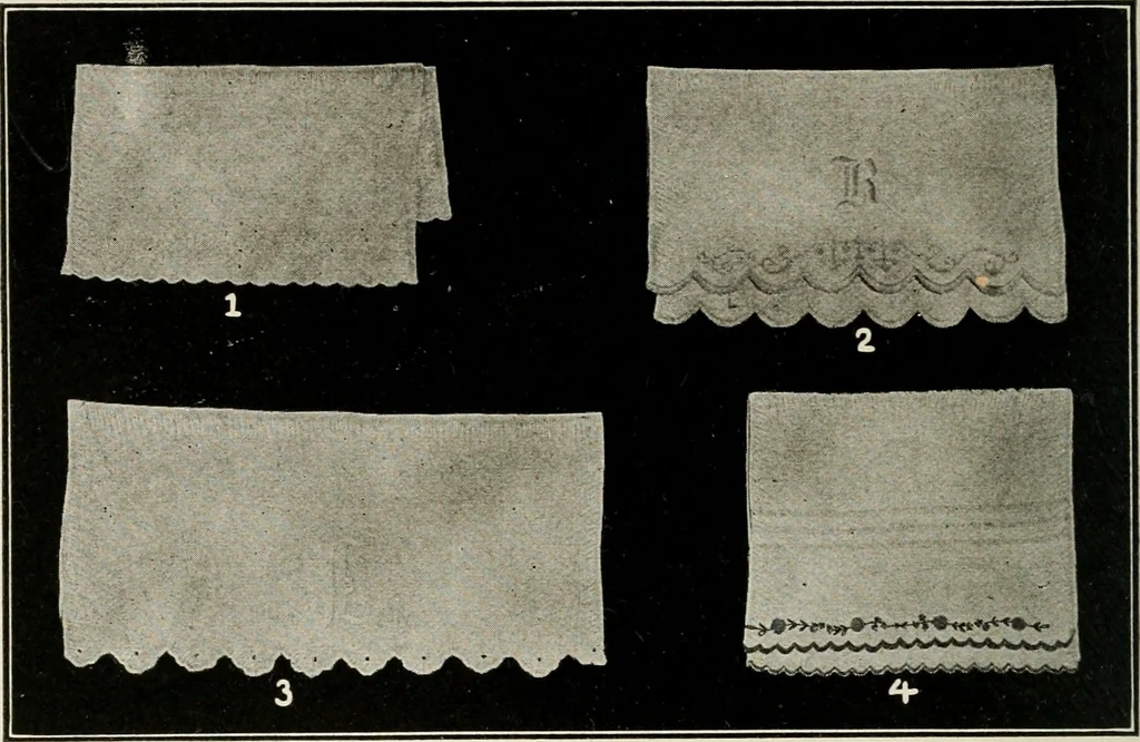 An illustration from School sewing based on home problems, 1916, leaf 137
