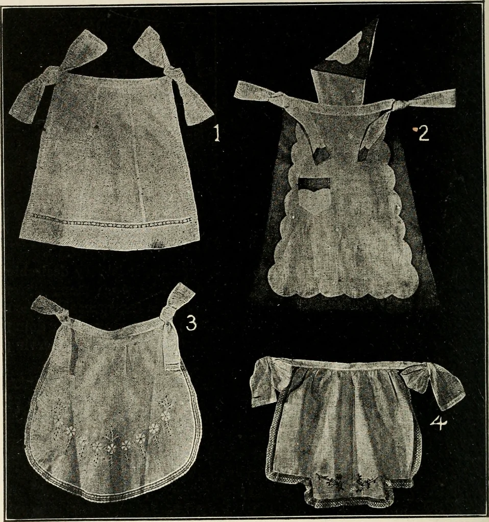 An illustration from School sewing based on home problems, 1916, leaf 141
