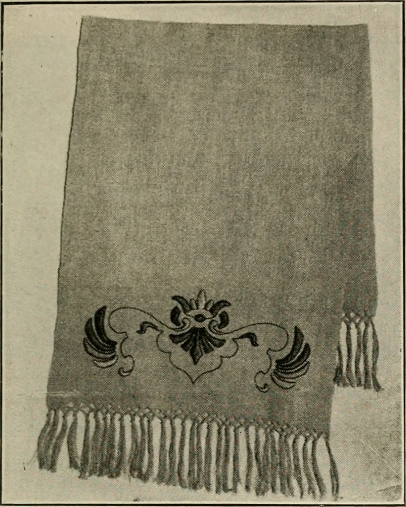 An illustration from School sewing based on home problems, 1916, leaf 176