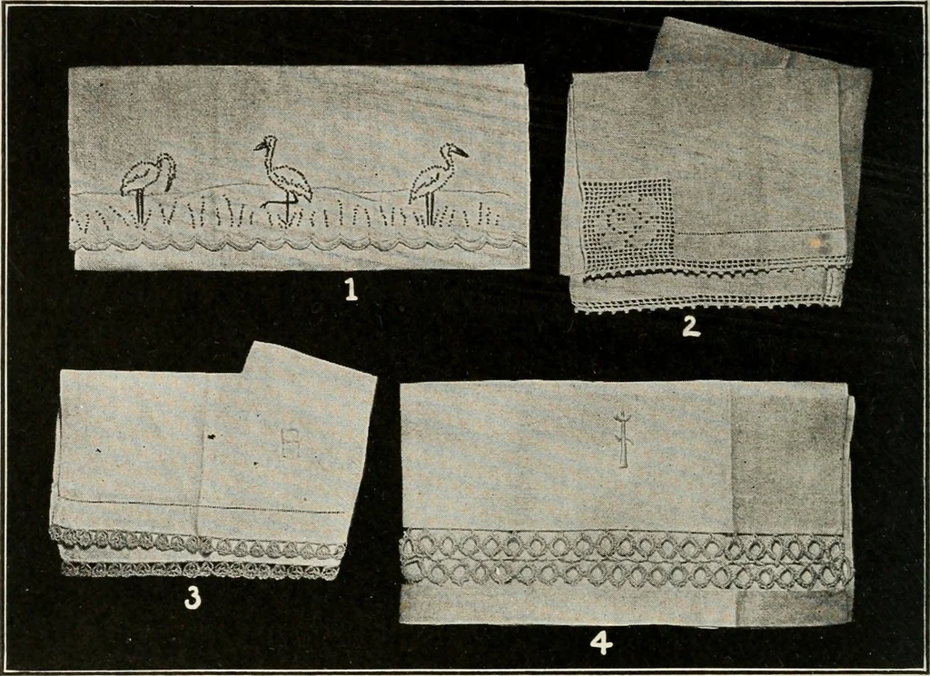 An illustration from School sewing based on home problems, 1916, leaf 181