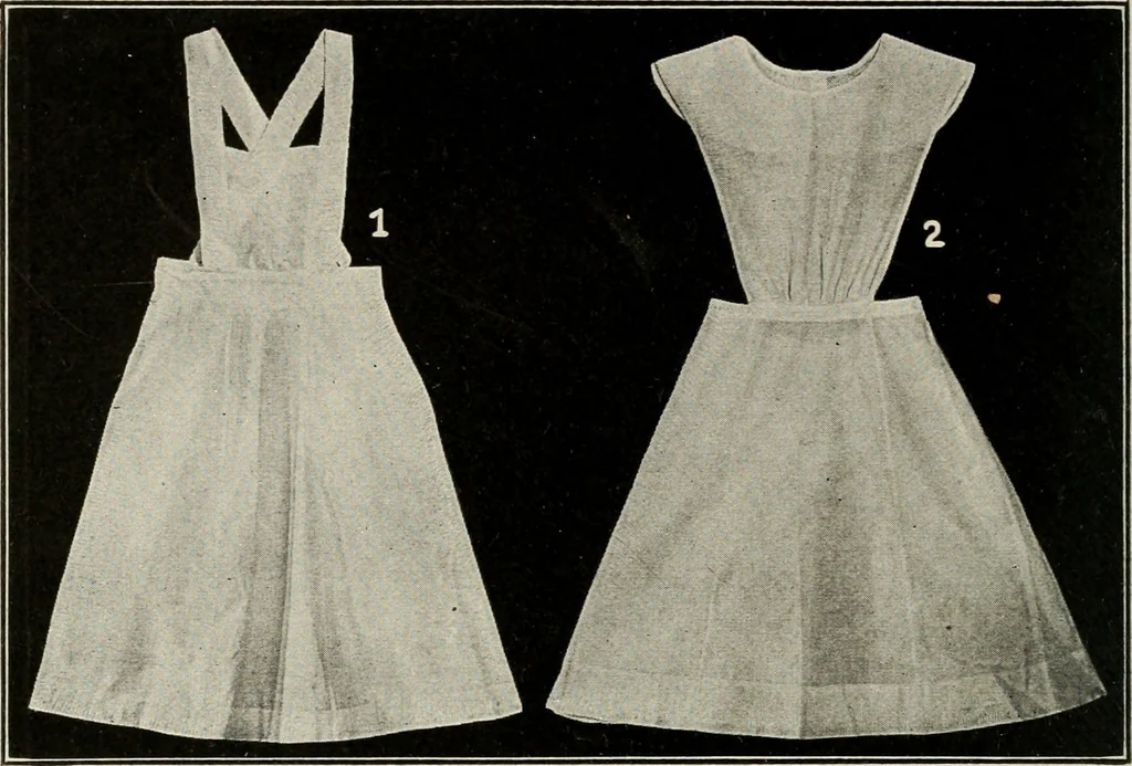 An illustration from School sewing based on home problems, 1916, leaf 189
