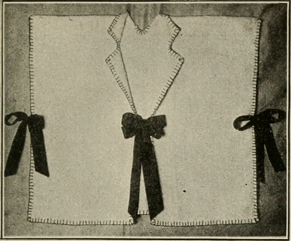 An illustration from School sewing based on home problems, 1916, leaf 204