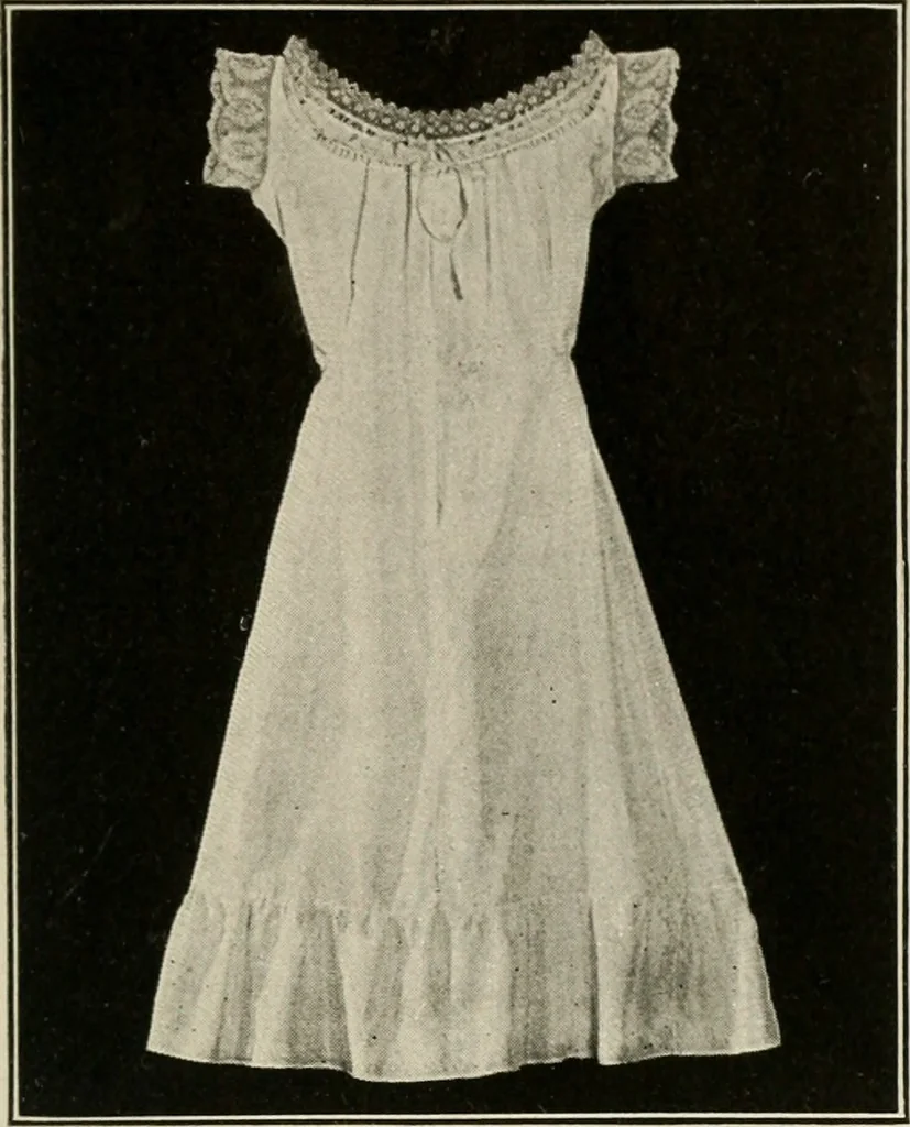 An illustration from School sewing based on home problems, 1916, leaf 216
