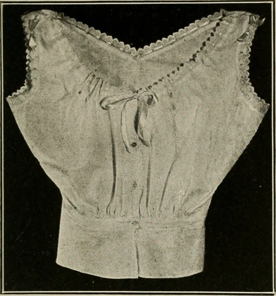 An illustration from School sewing based on home problems, 1916, leaf 224