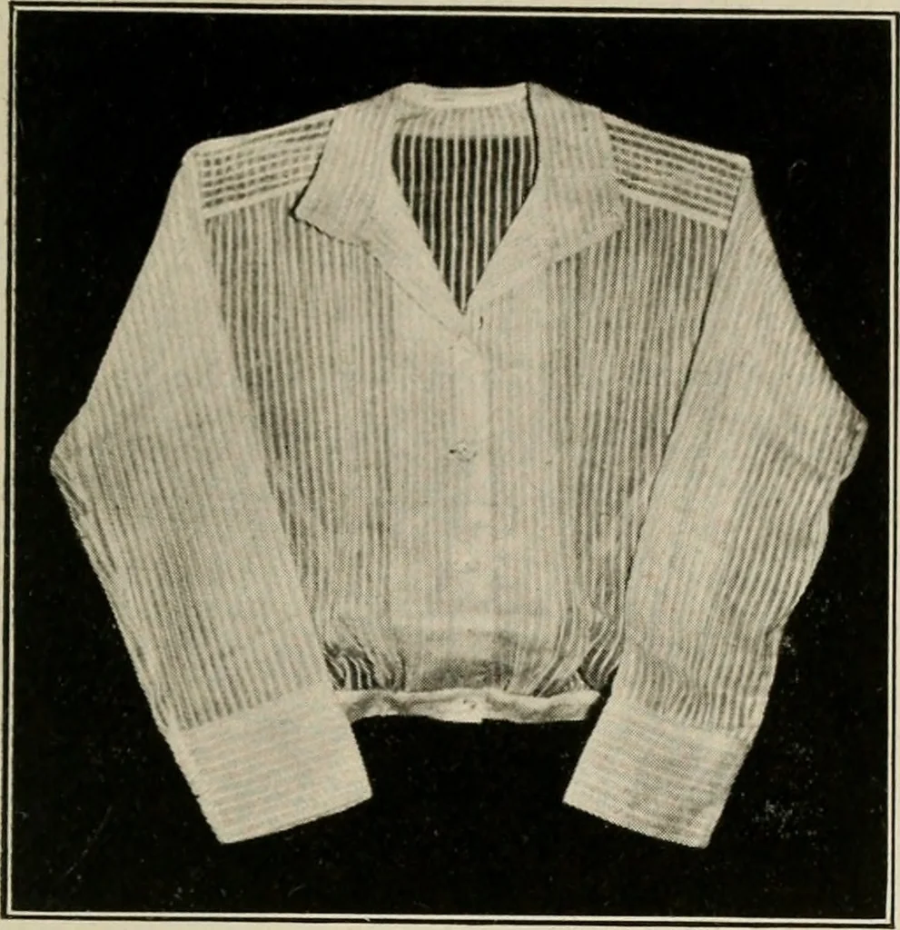 An illustration from School sewing based on home problems, 1916, leaf 252