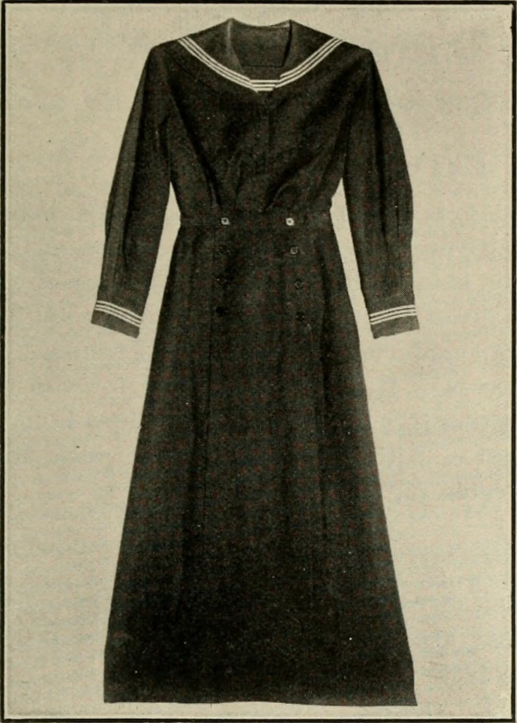An illustration from School sewing based on home problems, 1916, leaf 264