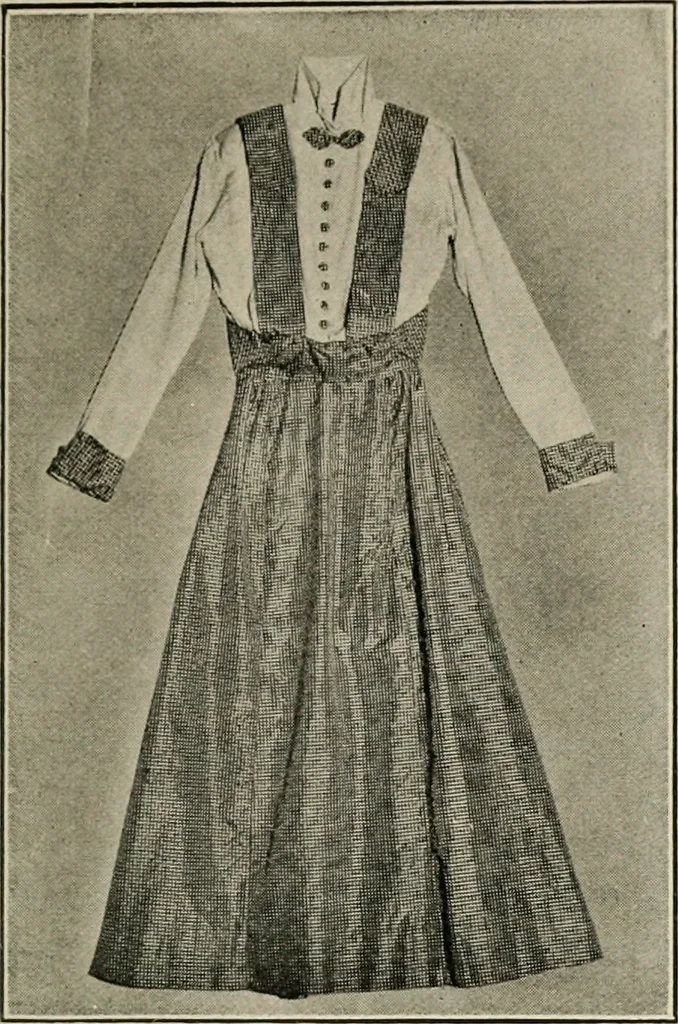 An illustration from School sewing based on home problems, 1916, leaf 272