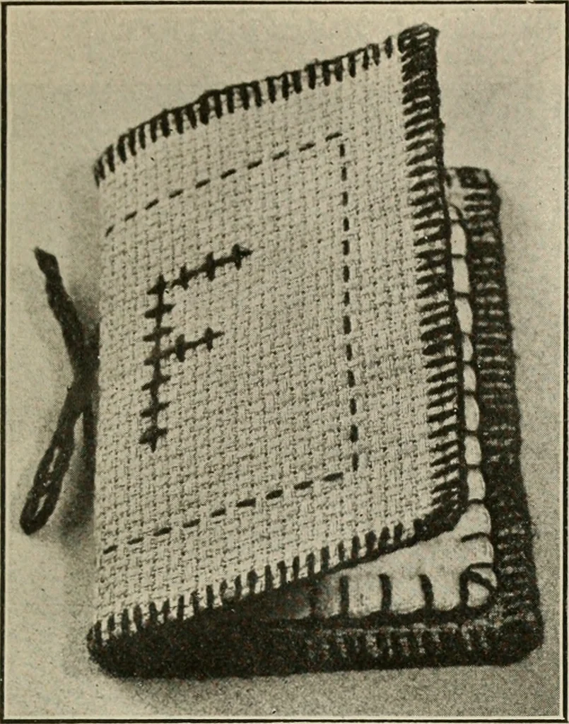 An illustration from School sewing based on home problems, 1916, leaf 28