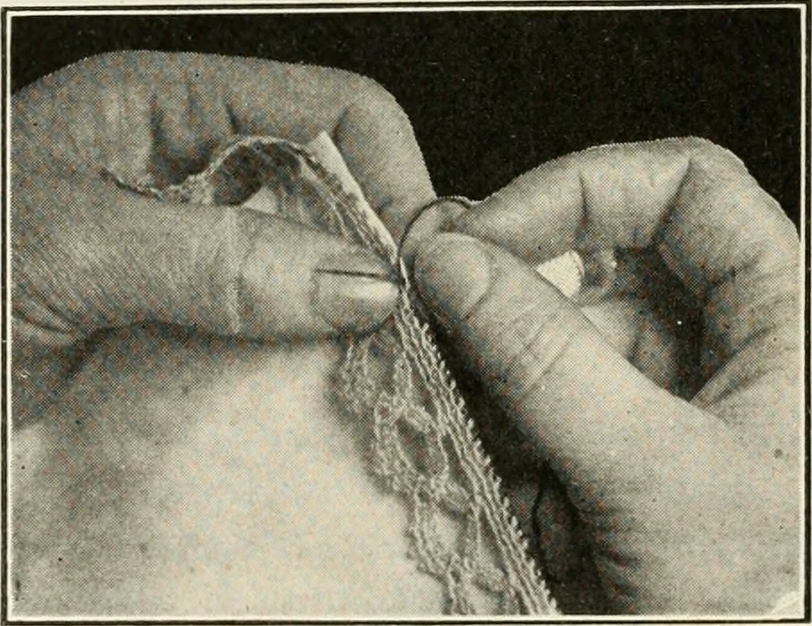 An illustration from School sewing based on home problems, 1916, leaf 315