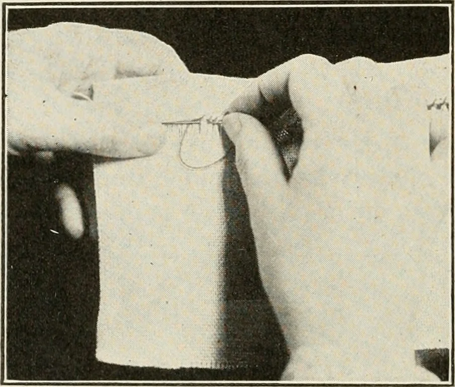 An illustration from School sewing based on home problems, 1916, leaf 317