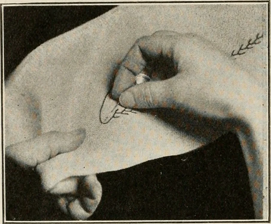 An illustration from School sewing based on home problems, 1916, leaf 321