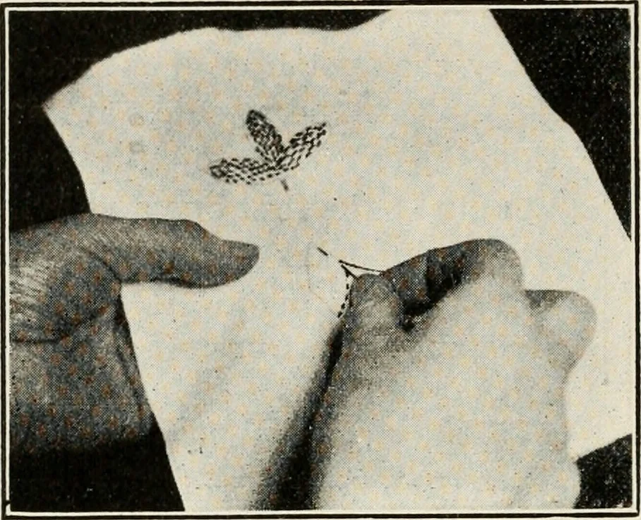 An illustration from School sewing based on home problems, 1916, leaf 325