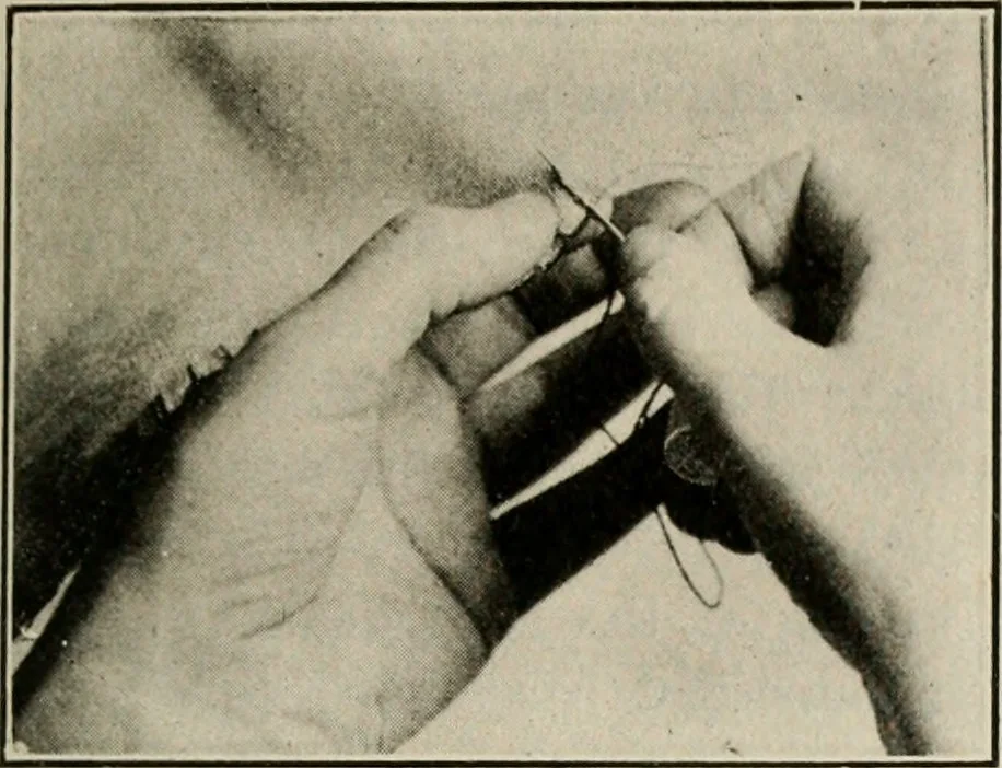 An illustration from School sewing based on home problems, 1916, leaf 326