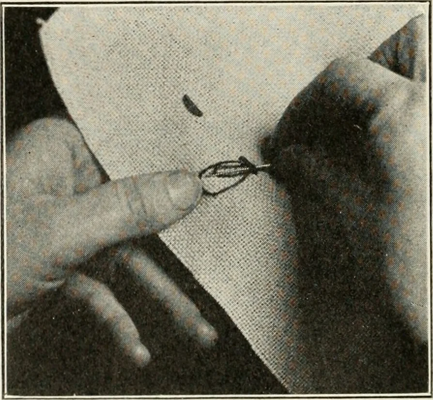 An illustration from School sewing based on home problems, 1916, leaf 331
