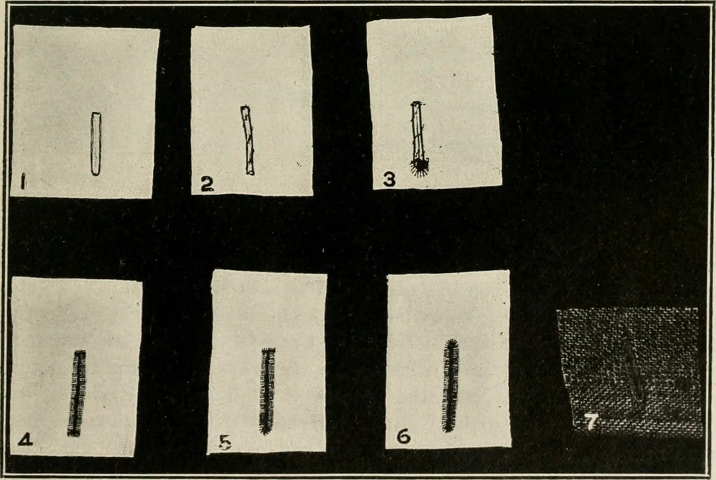 An illustration from School sewing based on home problems, 1916, leaf 334