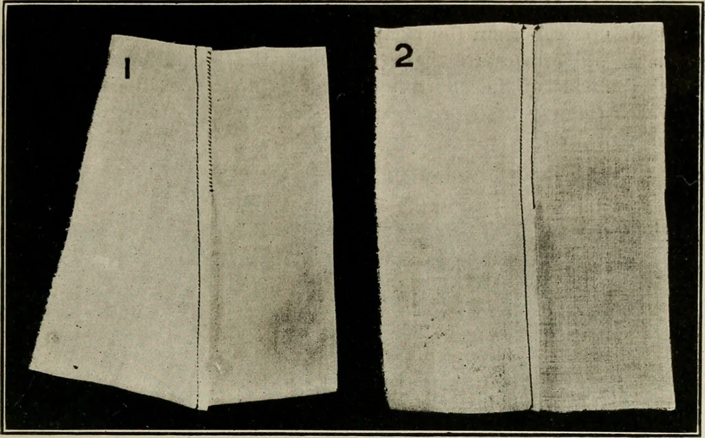 An illustration from School sewing based on home problems, 1916, leaf 338