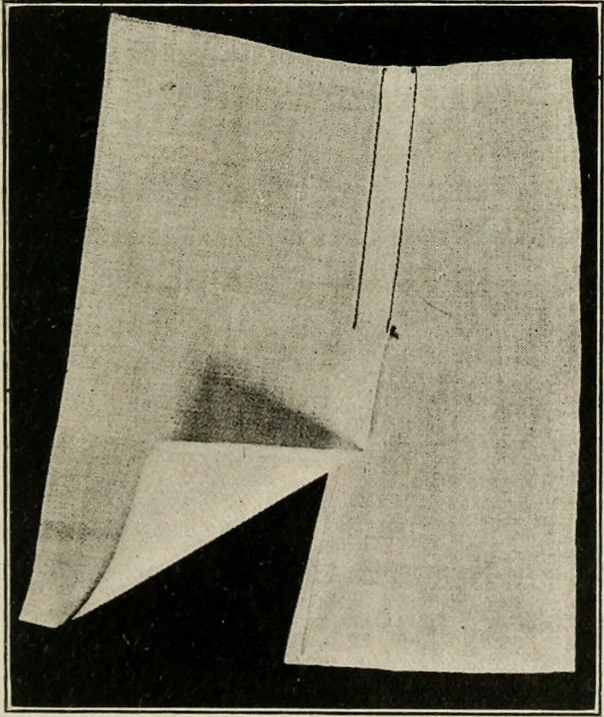 An illustration from School sewing based on home problems, 1916, leaf 338