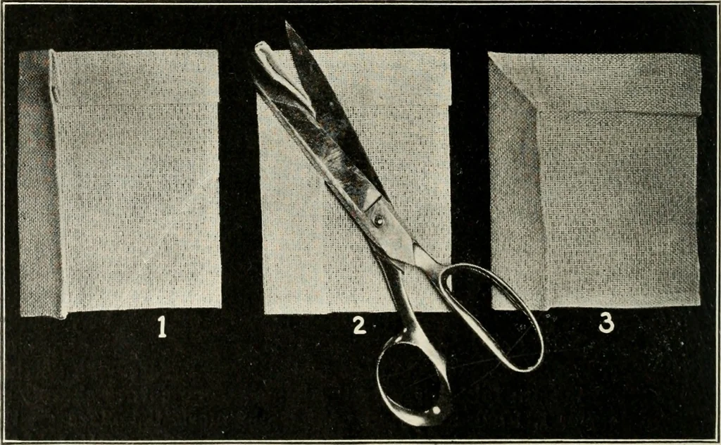An illustration from School sewing based on home problems, 1916, leaf 343