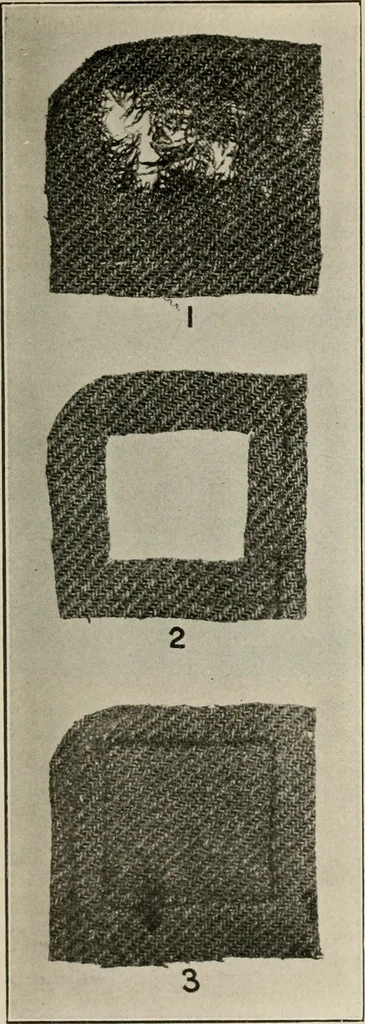An illustration from School sewing based on home problems, 1916, leaf 348