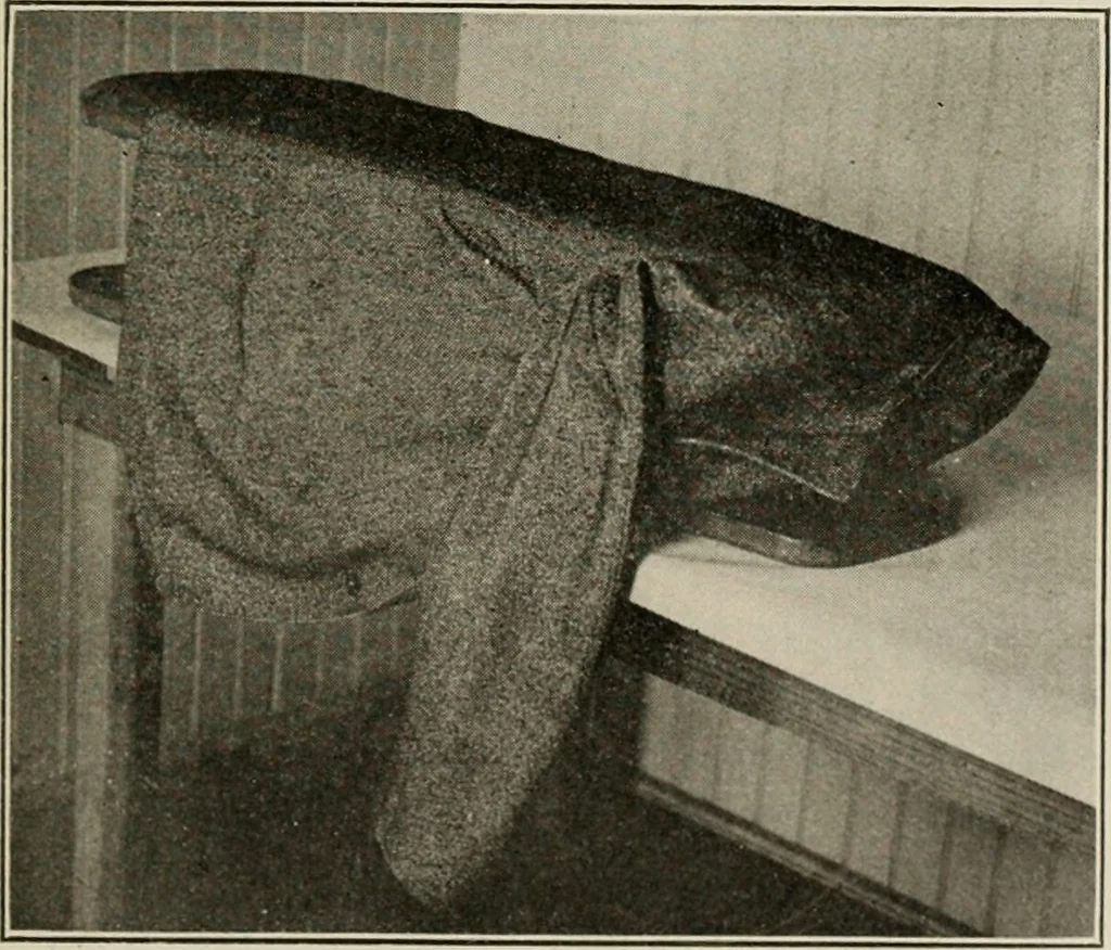 An illustration from School sewing based on home problems, 1916, leaf 374