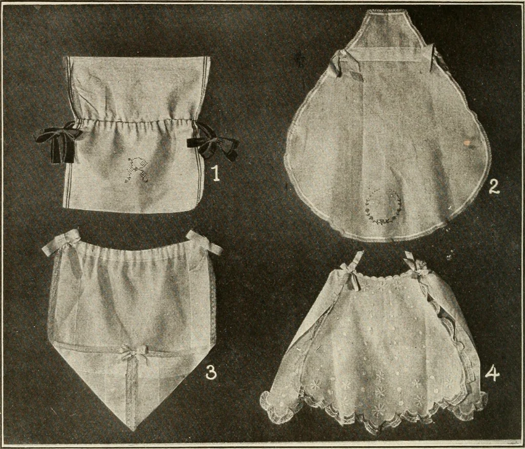 An illustration from School sewing based on home problems, 1916, leaf 45