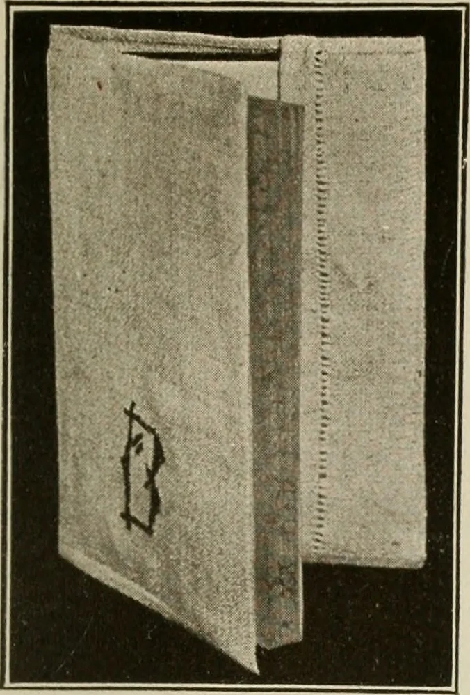 An illustration from School sewing based on home problems, 1916, leaf 48