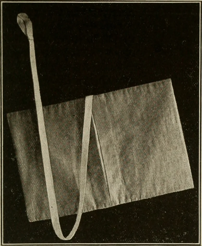 An illustration from School sewing based on home problems, 1916, leaf 60