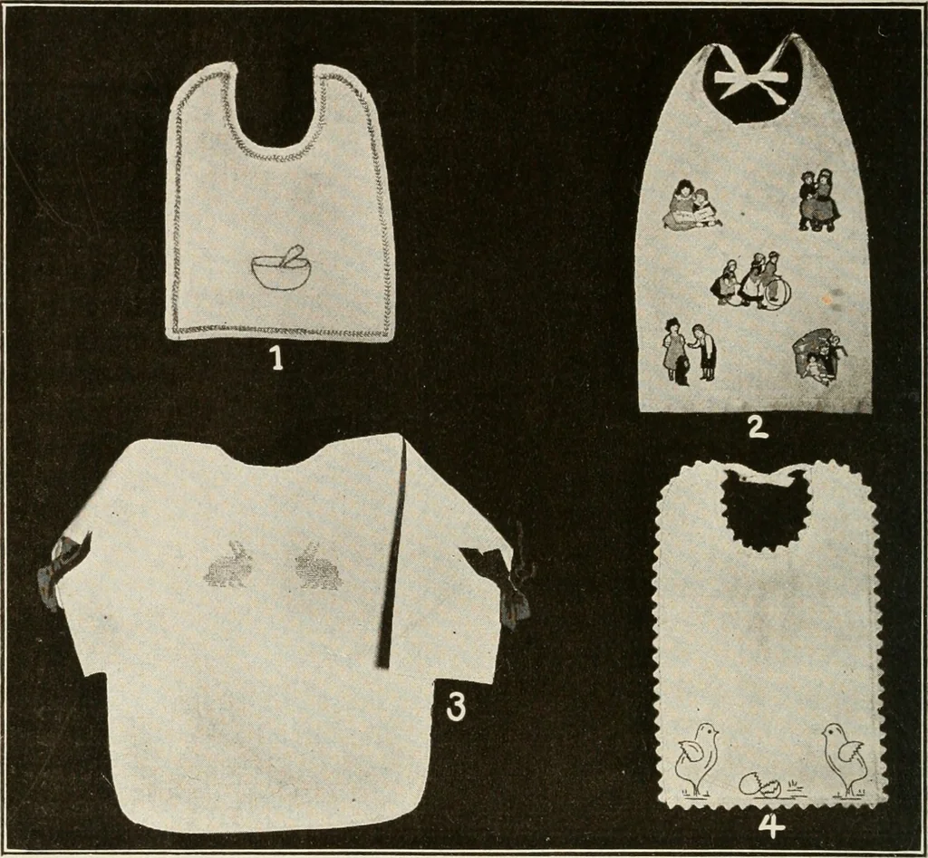 An illustration from School sewing based on home problems, 1916, leaf 65
