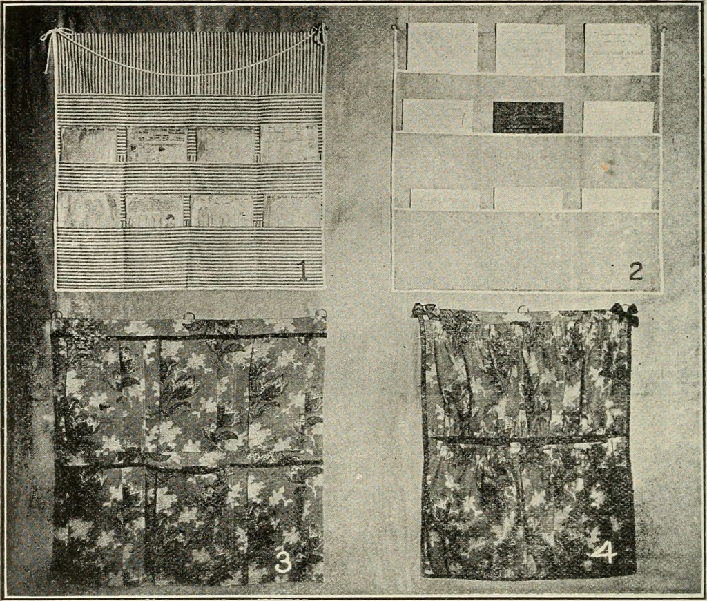 An illustration from School sewing based on home problems, 1916, leaf 73