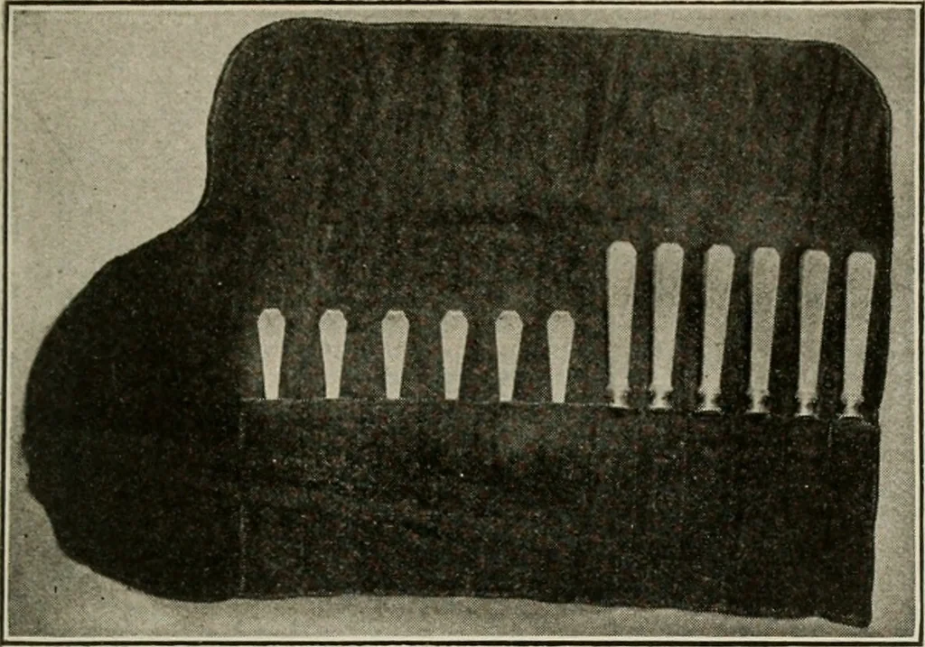 An illustration from School sewing based on home problems, 1916, leaf 84