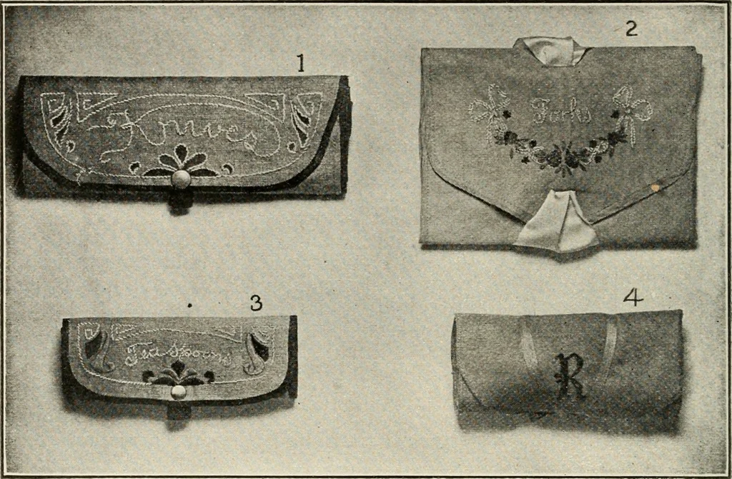 An illustration from School sewing based on home problems, 1916, leaf 85
