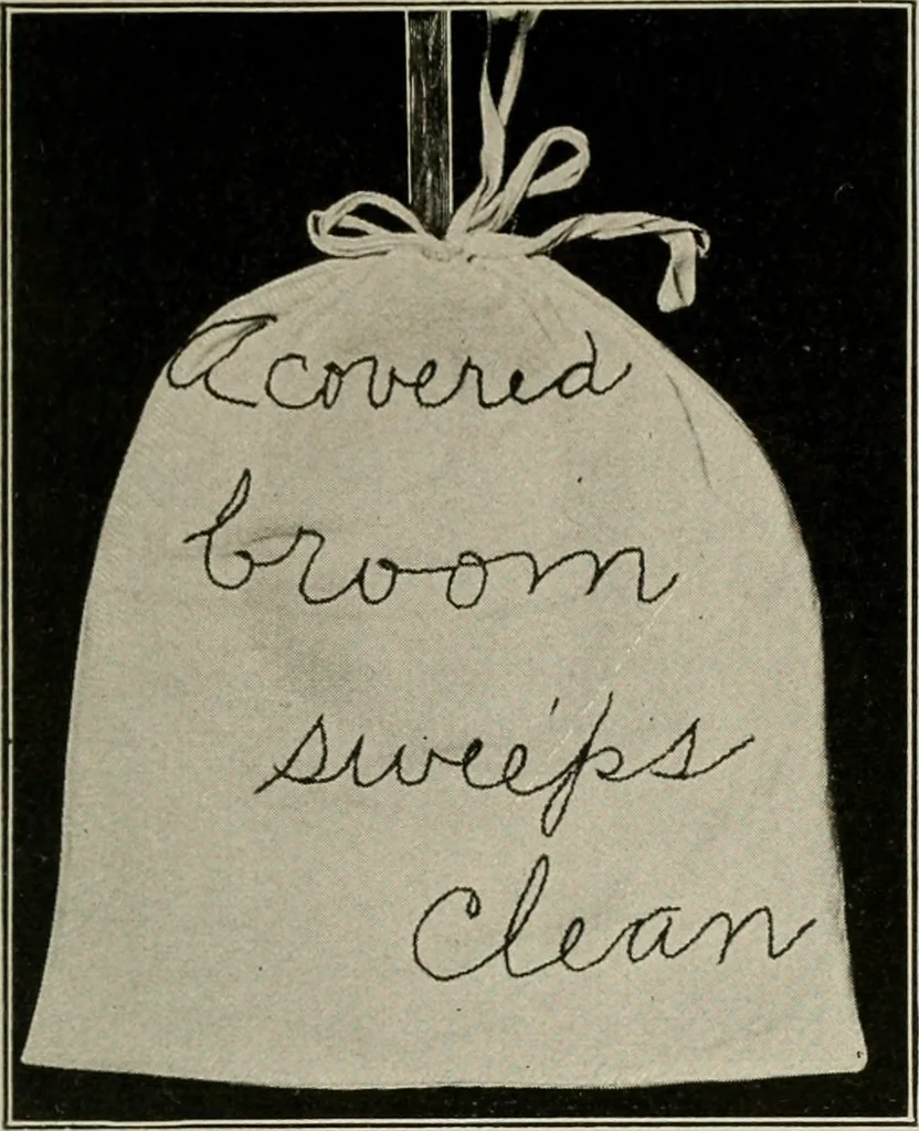 An illustration from School sewing based on home problems, 1916, leaf 92