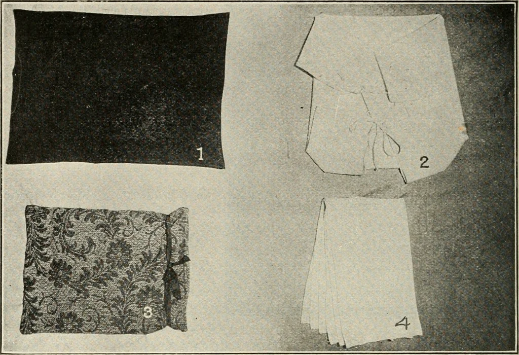 An illustration from School sewing based on home problems, 1916, leaf 93