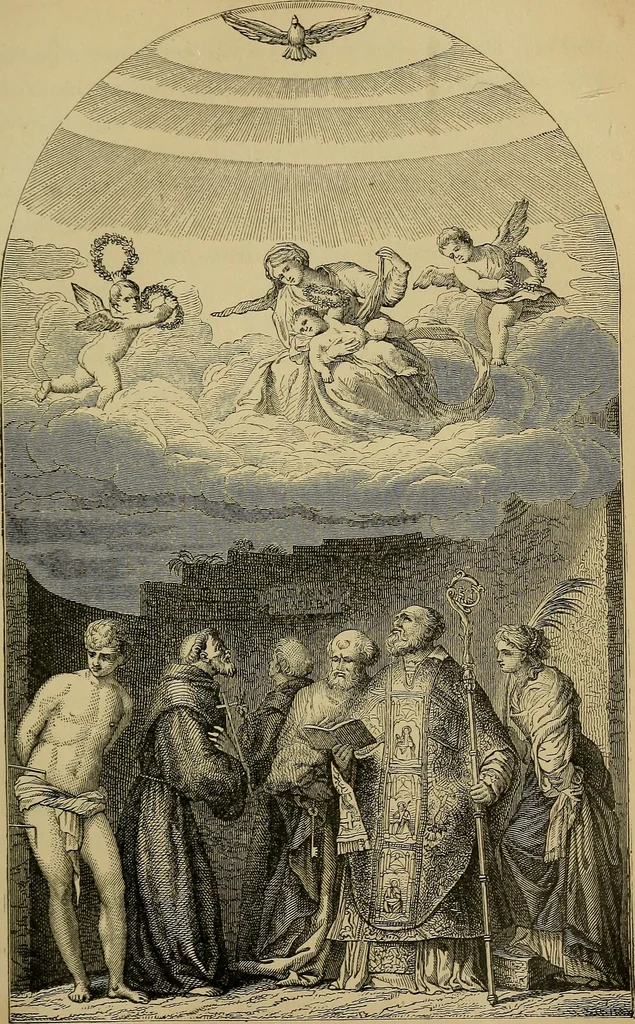 An illustration from Schools and masters of paintings : with an appendix on the principal galleries of Europe, 1888, leaf 246