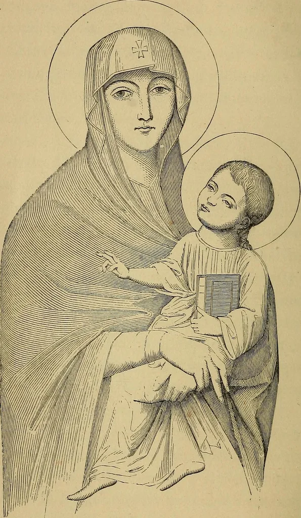 An illustration from Schools and masters of paintings : with an appendix on the principal galleries of Europe, 1888, leaf 35