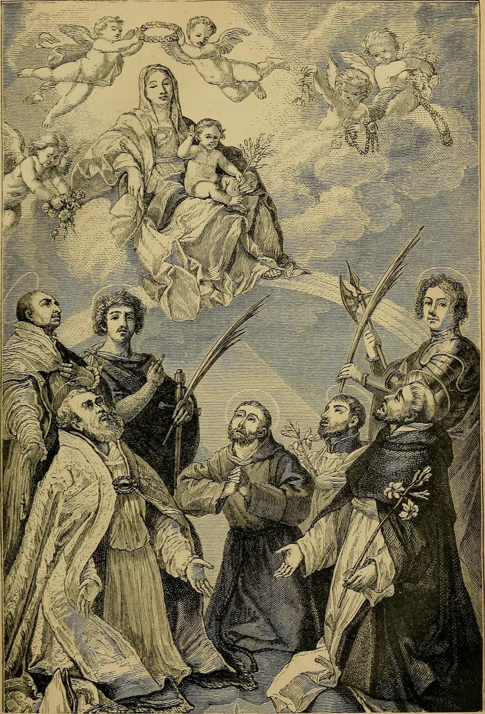 An illustration from Schools and masters of paintings : with an appendix on the principal galleries of Europe, 1888, leaf 94