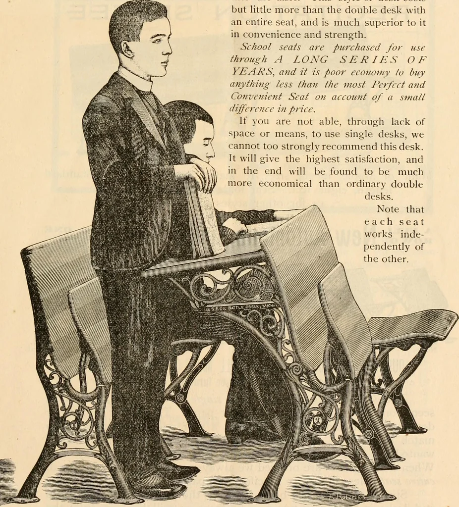 An illustration from School supplies., 1890, leaf 12