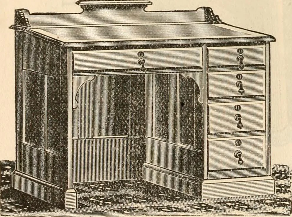 An illustration from School supplies., 1890, leaf 21