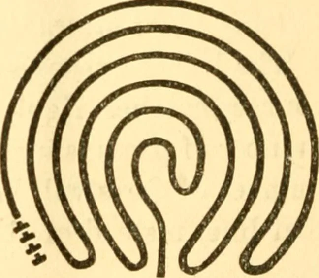 An illustration from School tactics and maze running, 1916, leaf 75