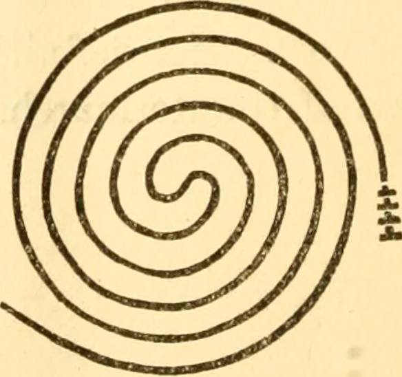 An illustration from School tactics and maze running, 1916, leaf 75