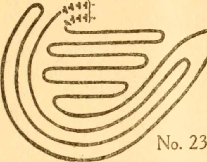 An illustration from School tactics and maze running, 1916, leaf 78