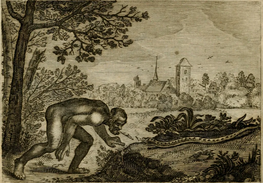 An illustration from Emblemata Florentii Schoonhovii I.C. Goudani, partim moralia, partim etiam civilia. Cum latiori eorundem ejusdem auctoris interpretatione. Accedunt et alia quaedam poëmatia in alijs poëmatum suorum libris non contenta, 1618, leaf 183