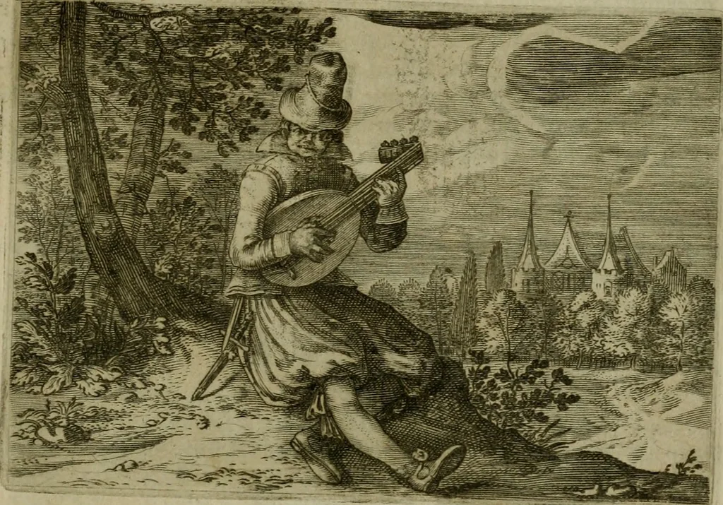 An illustration from Emblemata Florentii Schoonhovii I.C. Goudani, partim moralia, partim etiam civilia. Cum latiori eorundem ejusdem auctoris interpretatione. Accedunt et alia quaedam poëmatia in alijs poëmatum suorum libris non contenta, 1618, leaf 190
