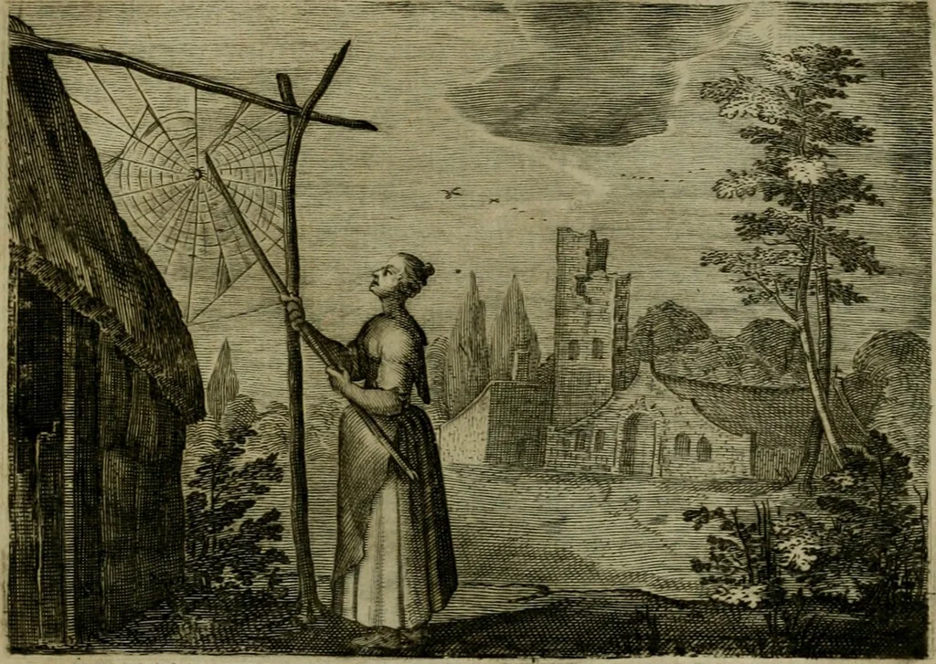 An illustration from Emblemata Florentii Schoonhovii I.C. Goudani, partim moralia, partim etiam civilia. Cum latiori eorundem ejusdem auctoris interpretatione. Accedunt et alia quaedam poëmatia in alijs poëmatum suorum libris non contenta, 1618, leaf 206