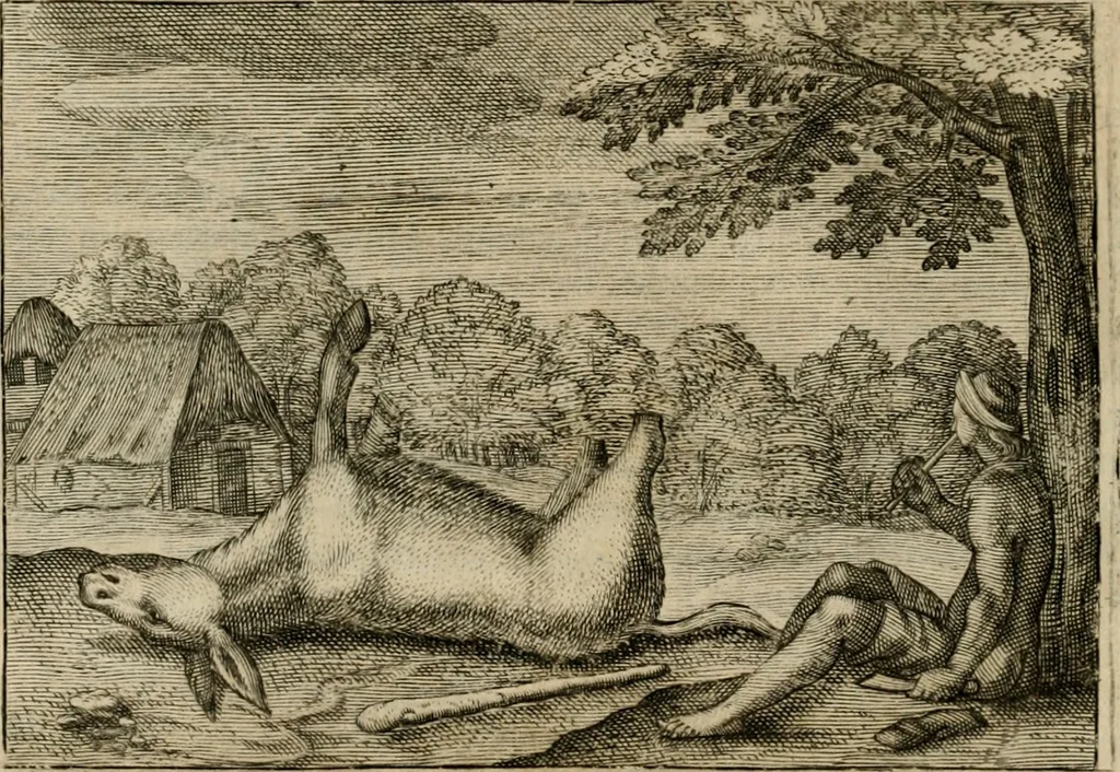 An illustration from Emblemata Florentii Schoonhovii I.C. Goudani, partim moralia, partim etiam civilia. Cum latiori eorundem ejusdem auctoris interpretatione. Accedunt et alia quaedam poëmatia in alijs poëmatum suorum libris non contenta, 1618, leaf 209