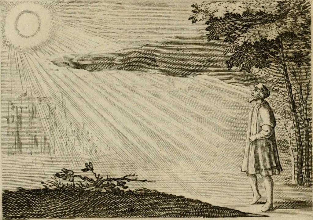 An illustration from Emblemata Florentii Schoonhovii I.C. Goudani, partim moralia, partim etiam civilia. Cum latiori eorundem ejusdem auctoris interpretatione. Accedunt et alia quaedam poëmatia in alijs poëmatum suorum libris non contenta, 1618, leaf 55