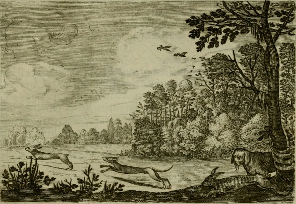 An illustration from Emblemata Florentii Schoonhovii I.C. Goudani, partim moralia, partim etiam civilia. Cum latiori eorundem ejusdem auctoris interpretatione. Accedunt et alia quaedam poëmatia in alijs poëmatum suorum libris non contenta, 1618, leaf 64