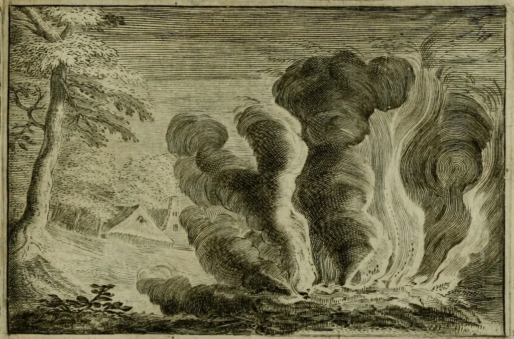 An illustration from Emblemata Florentii Schoonhovii I.C. Goudani, partim moralia, partim etiam civilia. Cum latiori eorundem ejusdem auctoris interpretatione. Accedunt et alia quaedam poëmatia in alijs poëmatum suorum libris non contenta, 1618, leaf 80