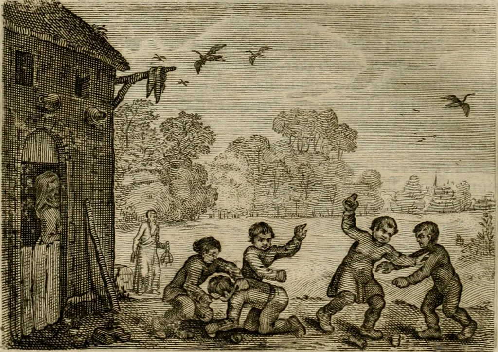 An illustration from Emblemata Florentii Schoonhovii I.C. Goudani, partim moralia, partim etiam civilia. Cum latiori eorundem ejusdem auctoris interpretatione. Accedunt et alia quaedam poëmatia in alijs poëmatum suorum libris non contenta, 1618, leaf 99