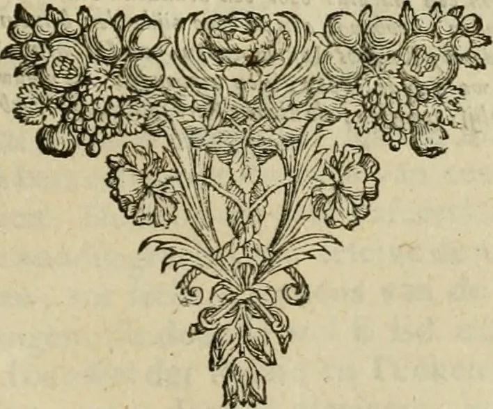 An illustration from Schouburgh der Nederlandse veranderingen : geopent in ses tooneelen, waer op de wisselbeurten des Vereenigde Staets door den Fransen oorlog gebrouwen : in historieele sinnebeelden vertoont en beschreven zijn, 1674, leaf 16